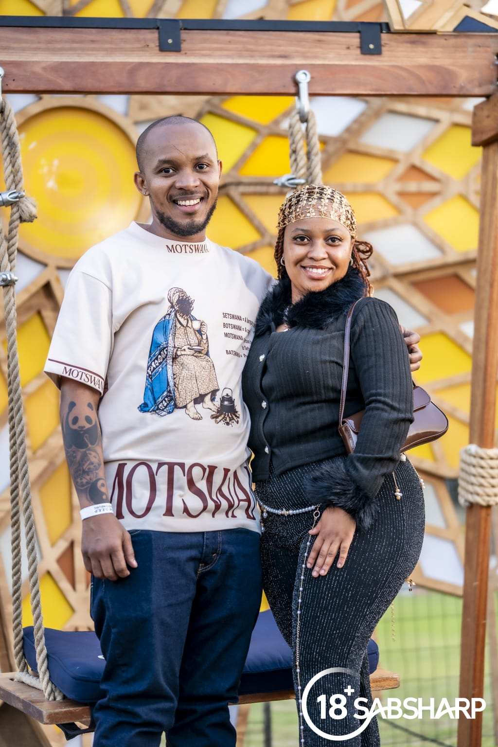 Bogosi Makau in Our Seriti T-shirt