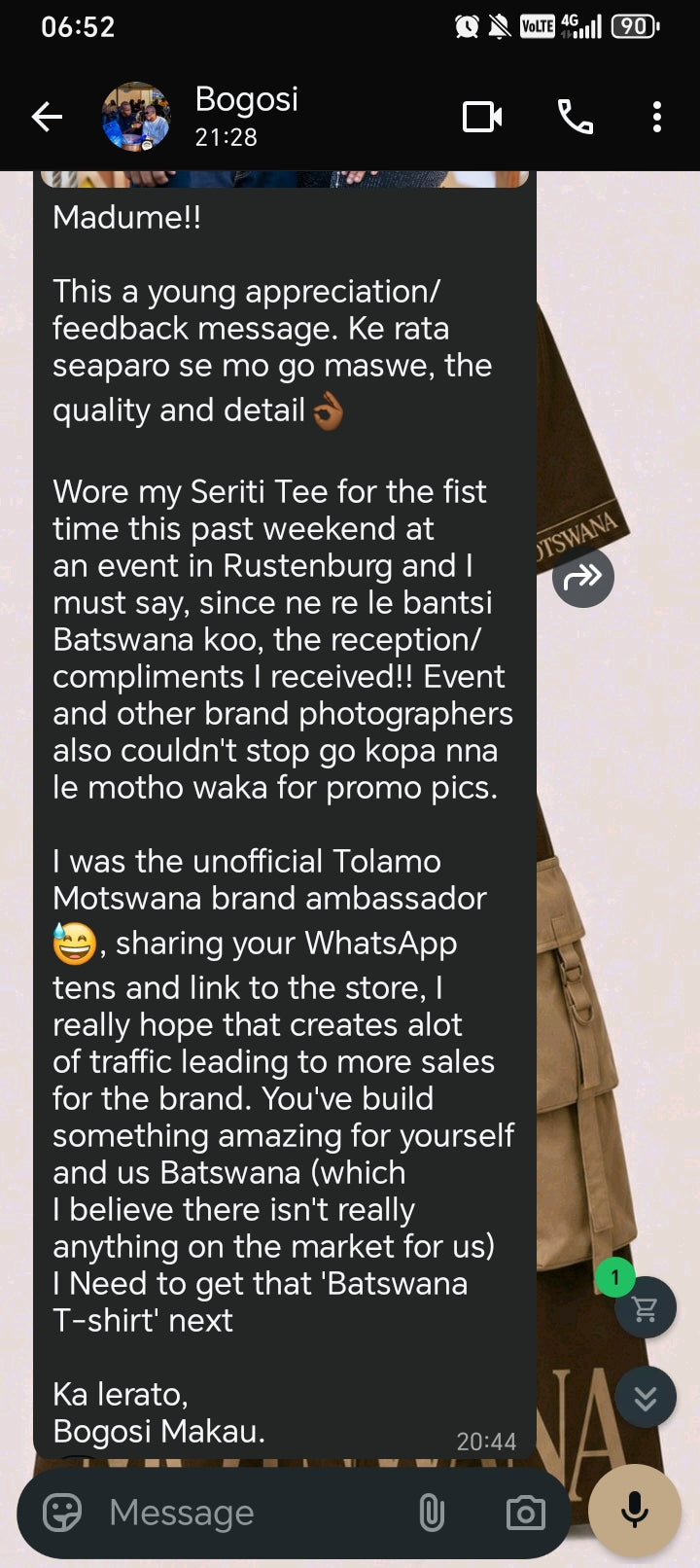 Seriti T-shirt Review