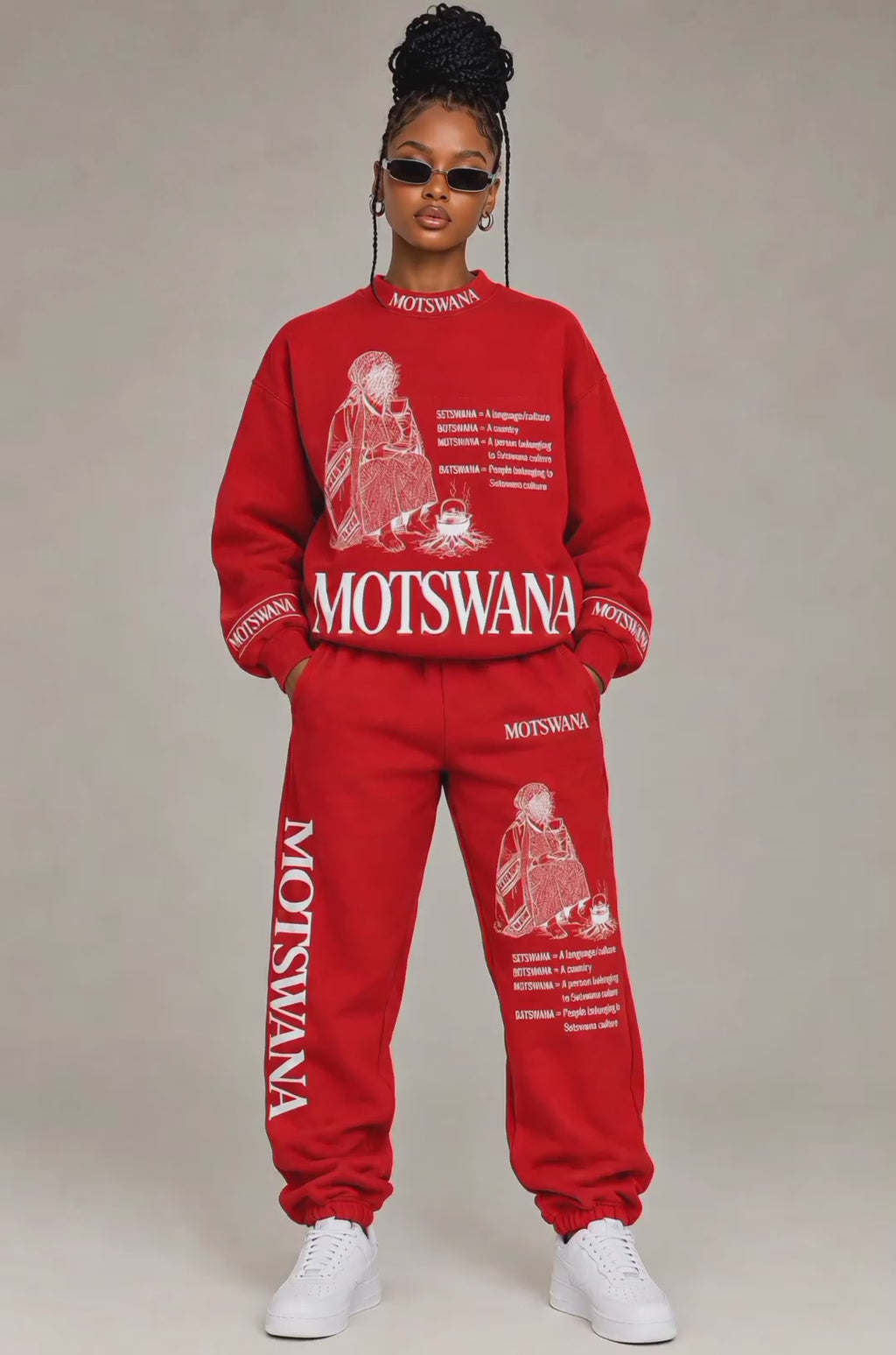 Seriti Tracksuit (Red)
