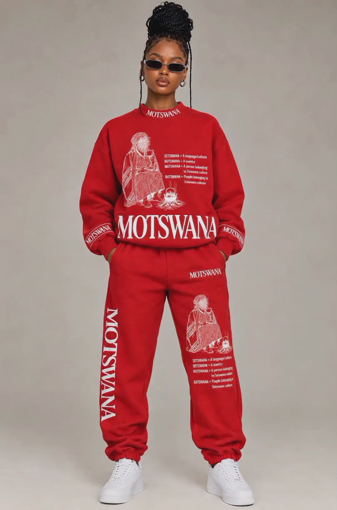 Seriti Tracksuit (Red)
