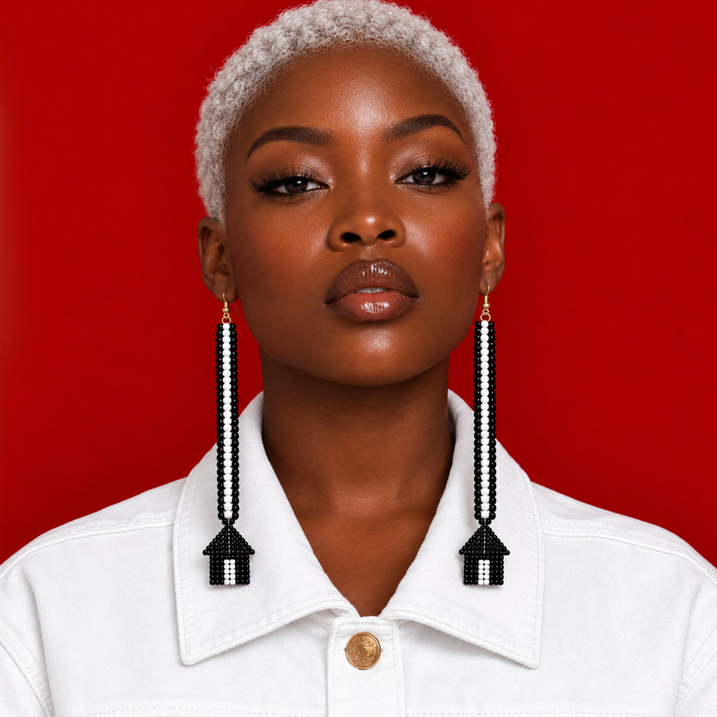 Mmabontle Earrings (Black)