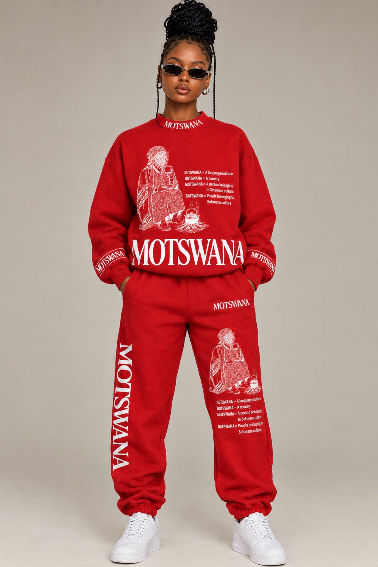 Seriti Tracksuit (Red)