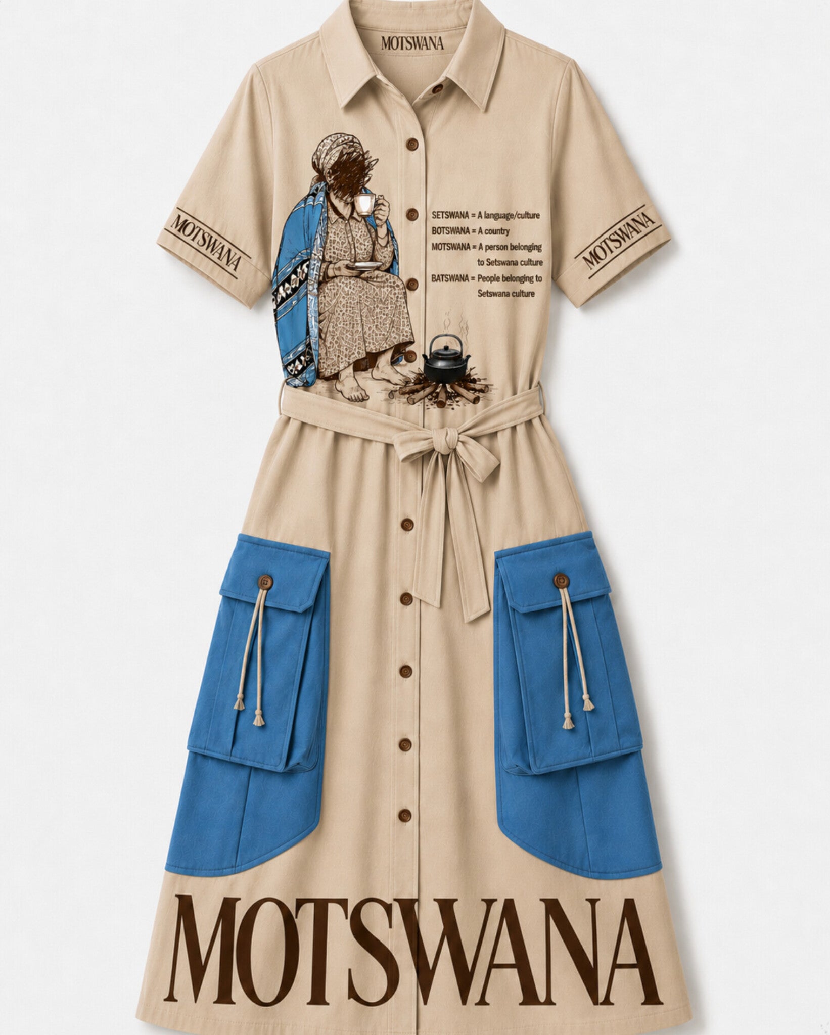 Seriti Creme Dress